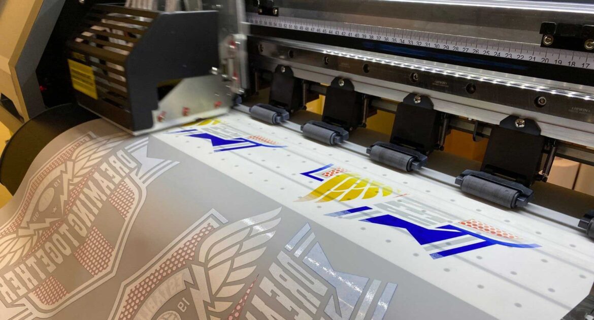 DTF T-Shirts and Stickers Printing services right here in Calgary.