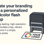 Personalized Multicolor Flash Stamps in Calgary